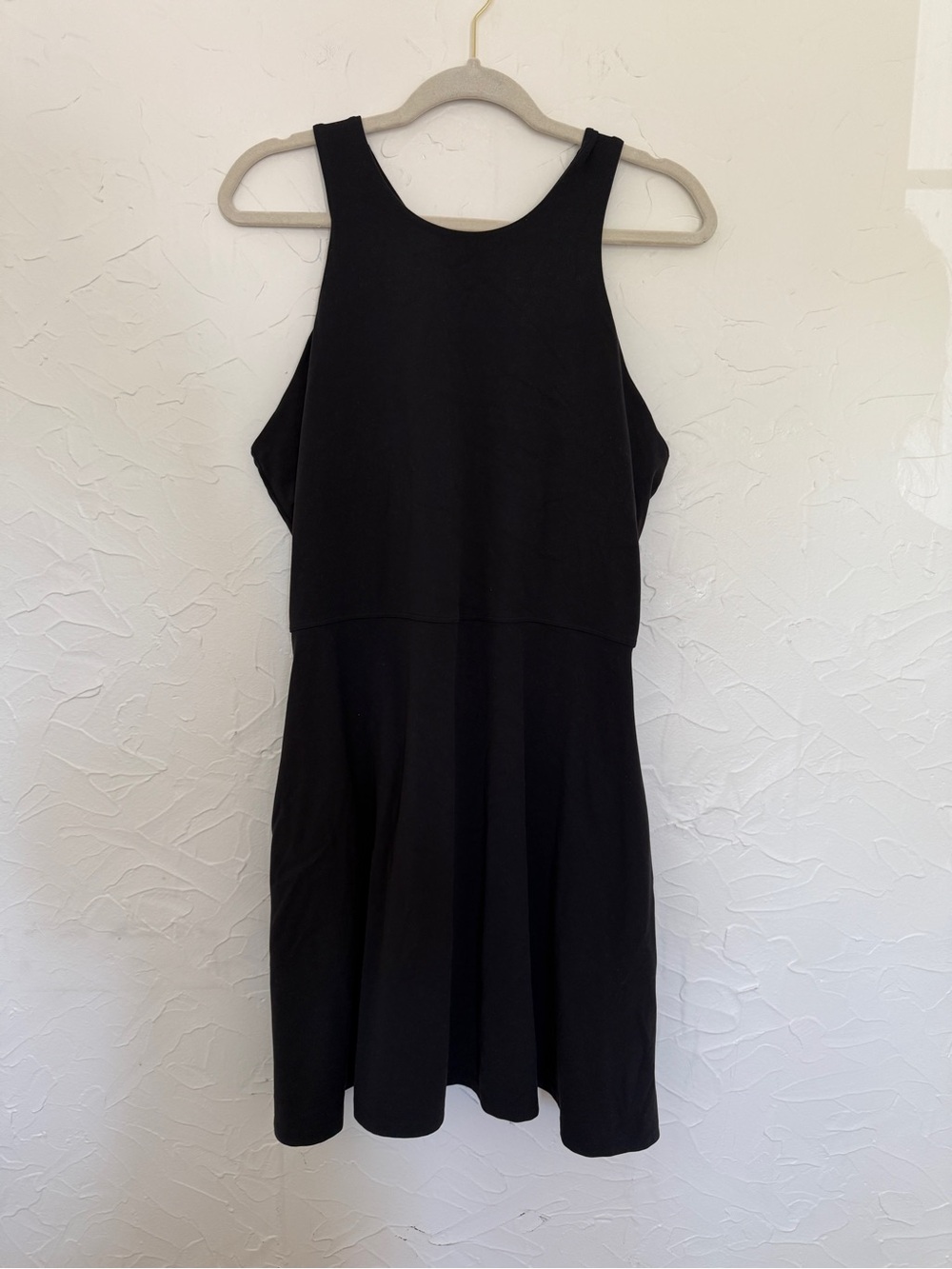 Athleta Conscious Dress Size XL Black Athletic Activewear Dress